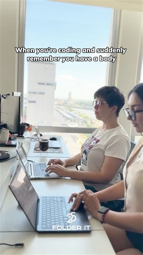Folder IT on Instagram: "Reminder: you have a spine. Sometimes it’s not about working more. It’s about noticing how you’re working!"