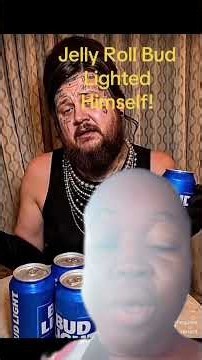 Jelly Roll Bud-Lighted Himself . #media #news #politics #jellyroll #countrymusic#maga