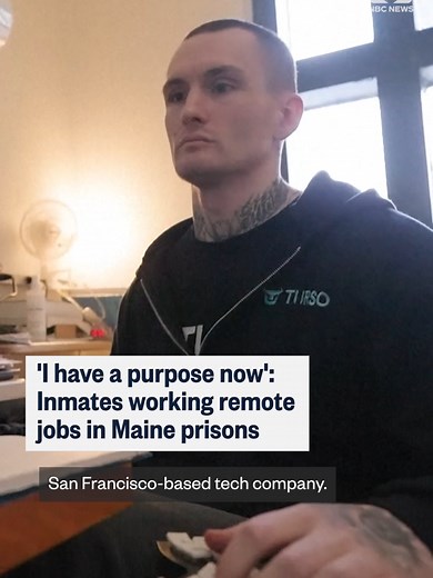 One prisoner has earned a six-figure salary as #Maine is one of the few states to let incarcerated people work remote jobs for outside companies. NBC News’ Valerie Castro reports that other states are watching Maine as a possible model.