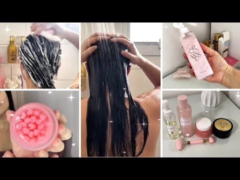 Como começo meu dia: banho premium, skincare e café ☕✨l testando produtos da Temu e da shopee