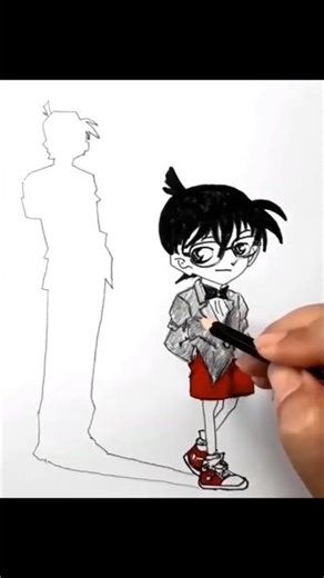 How To Draw Conan _ Detective Conan