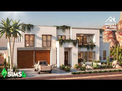 THE SIMS 4 - Luxury Mansion… Using ONLY Base Game?! - ASMR Speed Build | No CC