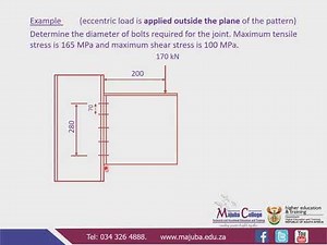 Building and Structural Construction N6 (Eccentrically Loaded Beam Connection- Part 2) - Mr C Chauke