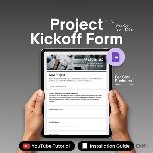 Project Management 2026 Intake Form for Google Forms Client Questionnaire Project Planning Workflow Template - Etsy Canada