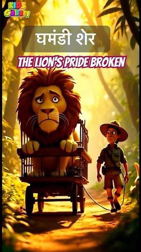 The Lion’s Pride Broken | घमंडी शेर | Hindi Moral Story Of Lion
