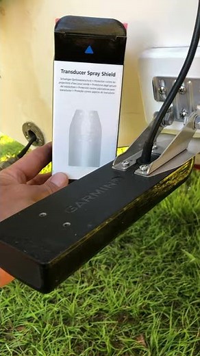 Garmin transducer splash guard .. worth the money