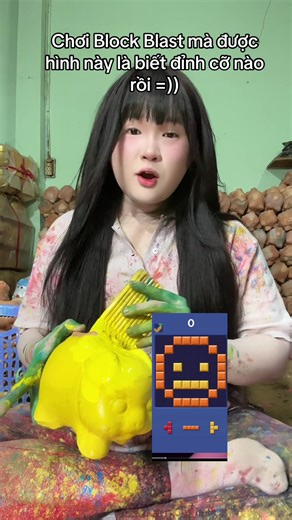 Bạn có hình nào lạ không gửi tôi xem =))) #blockblast #xuhuong