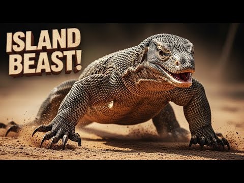 Giant Island Monitor Lizard (Komodo-Type) | Deadly Predator of the Wild!