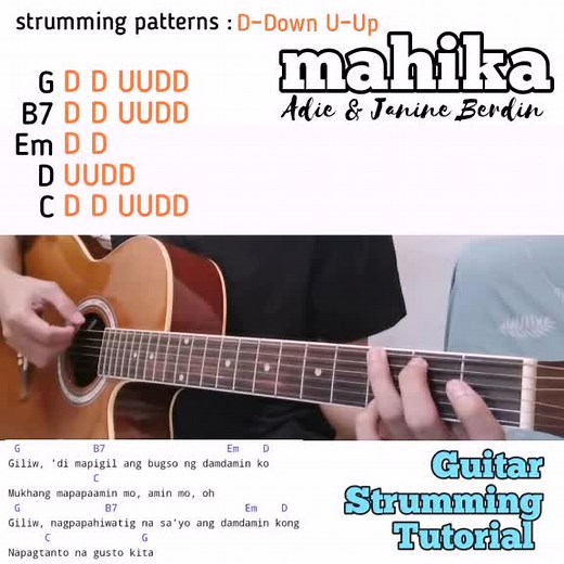 Mahika - Guitar Chords Tutorial for Adie and Janine Berdin