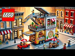 LEGO Pizza Truck – Fully Automated Street Food Fun! 🍕🤖
