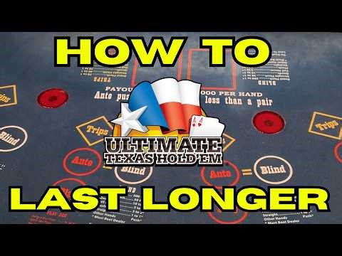 Ultimate Texas Holdem: (Ep 6) The Strategy That Sustains Your Play ‪@DQJamesT‬