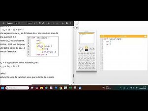 Tutoriel Python Numworks