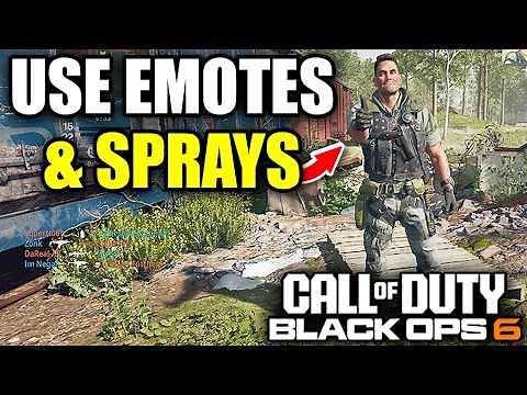 How To Use Emotes & Sprays In COD Black Ops 6 - Easy Guide