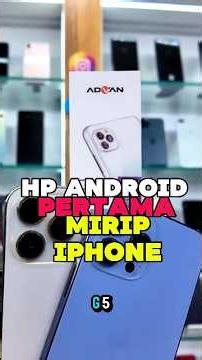 Hp android pertama yang desainnya mirip iPhone