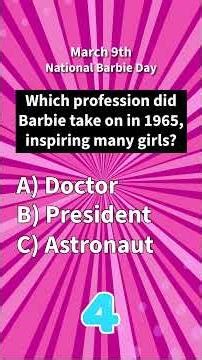 Barbie Trivia for National Barbie Day! Do you know the history of Barbie? How many can you get right