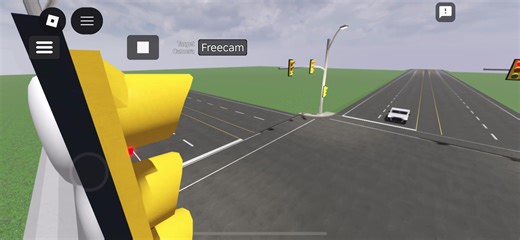 A deadly car crash happened in a intersection #carcrash #carcrashstudio #robloxcrash #roblox