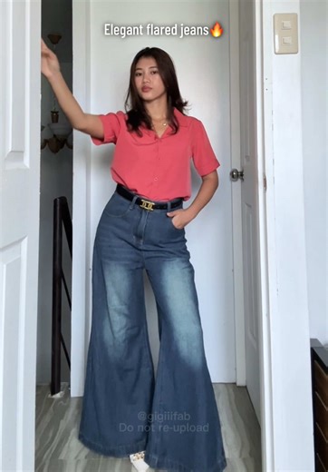 Stylish High Waist Flared Pants Outfit Ideas