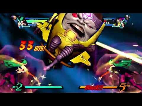 UMVC3 - Training some Basic Morrigan Combos #1