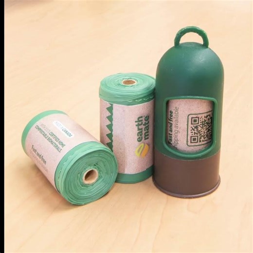 Earthmate Compostable dog bags made in canada