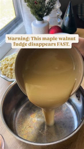 Comment “MF4” to grab the free recipe for this maple walnut fudge or find it below: 👇🏼 @generationacres.farm Maple Walnut Fudge: I N G R E D I E N T S - 2 ¾ cups white chocolate chips (440 grams) 14 oz can sweetened condensed milk (397 grams) 3 tablespoons maple syrup 1 tablespoon butter 1 cup chopped walnuts (114 grams) Line an 8x8 inch pan with parchment paper. In a saucepan, melt the chocolate, condensed milk, maple syrup, and butter over low to medium heat. Be careful not to burn the choco