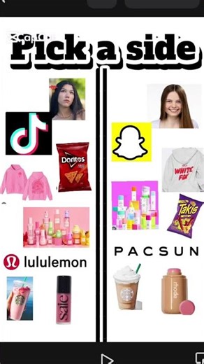 Pick a side left or right??? #pickaside#preppy#viral 🪩💗💋🫶🏻🌊💐💕🍀💎🤩
