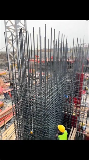 Construction building, Activities installation of rebar #construction