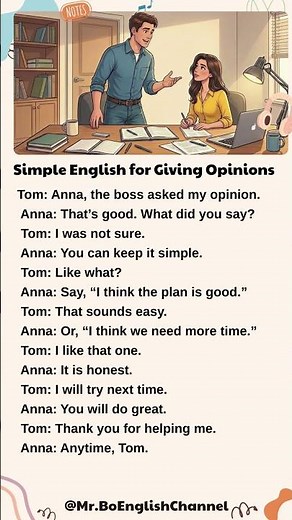 Simple English for Giving Opinions | Learn English in Daily Life!