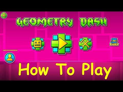 How To play Geometry Dash For Beginners! #1