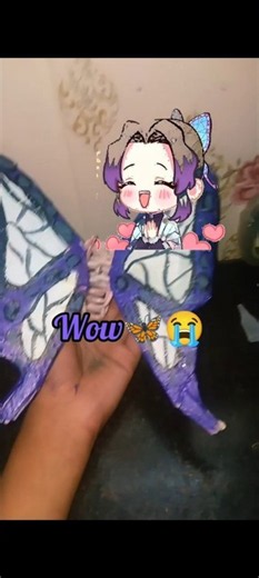 🦋 Shinobu Clip Tutorial | DIY Butterfly Hair Clip 💜✨