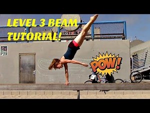 Gymnastics Level 3 Beam Routine Tutorial With Coach Meggin!