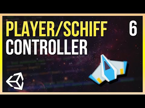 PLAYER Controller in Unity | Unity 2D Space Shooter Tutorial Deutsch | Part 6