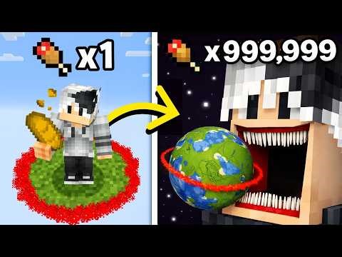 😱ทำไมผมถึง "กินโลก" 9,999,999 บล็อก ใน Minecraft (เพื่อสิ่งนี้..?!)