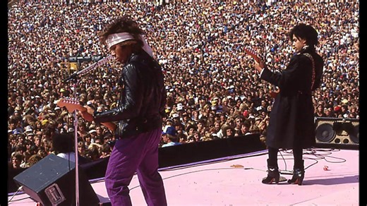 44 Years Ago • This Week (October 9, 1981) Prince played the first of two disastrous shows opening for the Rolling Stones at the Los Angeles Memorial Coliseum. At the time, Prince wasn't well-known in the rock world but Mick Jagger was a fan of his early work and invited him to open the show. 📸This photo captures the band on their way to the gig. 👉🏽Credit: @Igotasugarcane/Instagram #WeLive2GetFunky 🎸🥁🎹🎵🎼🎶🔥 #RememberingPrince 💜☔️ | We Live 2 Get Funky