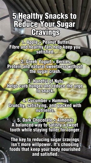 5 Healthy Snacks That Help Reduce Sugar Cravings | Easy Snack Ideas for Women Over 40 #cravings