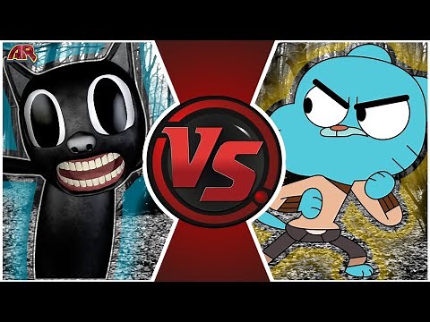CARTOON CAT vs GUMBALL WATTERSON! (The Amazing World of Gumball vs Cartoon Cat) | Cartoon Fight!