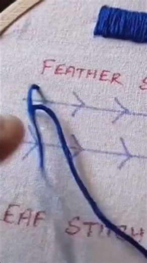 STOP scrolling if you love neat embroidery! 🪡Full video on my channel #art #diy #embroidery #flying