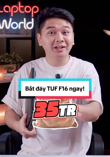 TUF F16 cấu hình ngon ơ, quất ngay trước khi tăng nhẹ 4 củ và bớt SSD #laptopworld #thanhcongnghe #laptopgaming #TUF