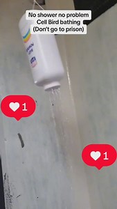 "Turning nothing into something. Creativity knows no bounds. 💡🚿 #PrisonLifeHacks #DIYShower #SurvivalSkills #PrisonInnovations #ResourcefulLiving" | George Goldman