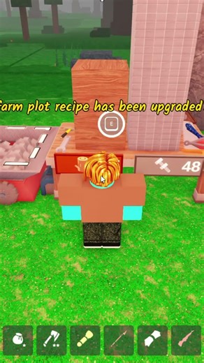 How to Use NEW Farm Recipe Tablet 👩‍🌾in 99 nights in the forest #games #survival #gaming #roblox