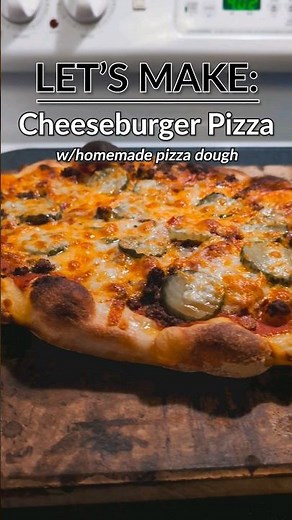 Delicious Homemade Cheeseburger Pizza 🍕 | The Wanna-Be Chef #cooking #pizza #cookingfromscratch