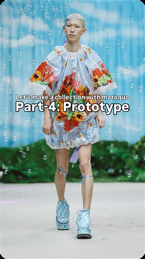 Kinder Eng on Instagram: "Let’s Make a Collection with @motoguo Part-4: Prototype For an independent fashion brand, fashion week is the moment when we present the next season’s collection to buyers, media, and the world; months before it officially reaches the market. Behind every runway look, the prototype is one of the most crucial stages of the design process. It is where ideas finally take form, transforming sketches into real garments. Every detail you see is the result of patience, skill, 