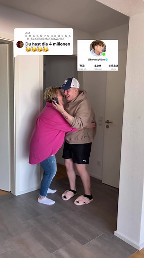 Antwort auf @K_M_G_S_N_P_S_B_K_D_S_N_K_H_K Ich könnte heulen vor Freude 🥺 Wir haben die 4 Millionen Abos auf TikTok geknackt 😭 Niemals werde ich aufgeben! | Ich schicke den Neuen auf Insta jetzt eine Audio ❤️