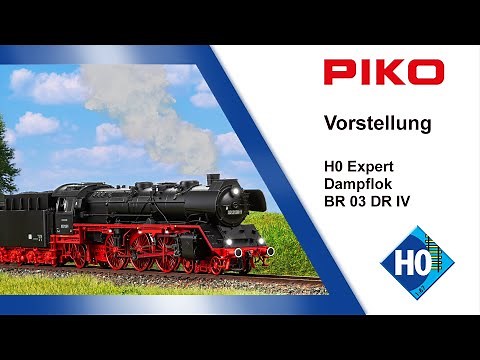 PIKO [V162] H0 Expert Steam Locomotive BR 03 DR IV #50900 / #50901 / #50902
