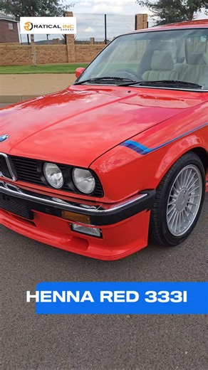 E30 333i in Henna Red - restoration complete. #e30 #bmwrestoration #classicbmw #alpina #bmw