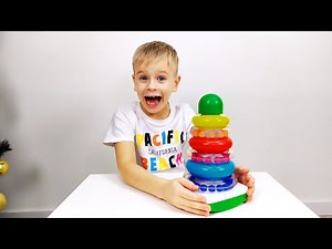 Color song with Stacking Rings | Nursery rhymes & Kids Songs