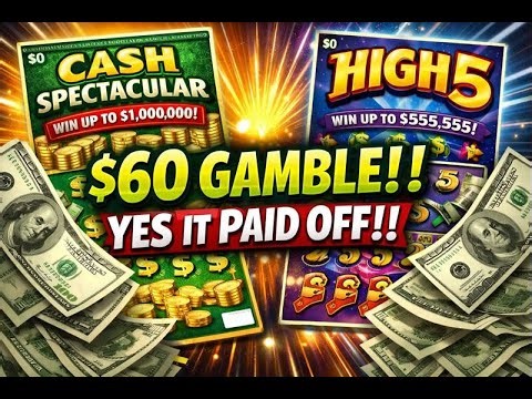 ✨‼️ WE GOT A BIG WIN! Cash Spectacular Scratch Off Ticket ✨‼️