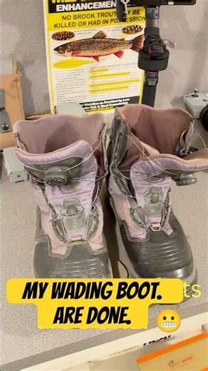 My Wading Boots Finally Died! 🥾🎣 What Should I Buy Next? #flyfishing #explorethewaters