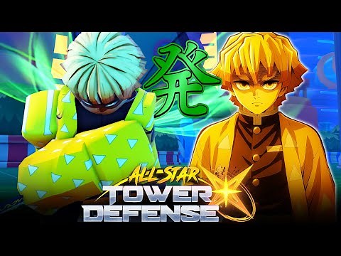 Genesis Zenitsu Showcase in All Star Tower Defense X