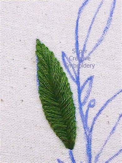 Creative FishBone Stitch Embroidery