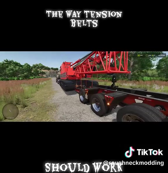 New tension belt script available for of only. https://roughneckmoddingcrew.itch.io #roughneckmoddingcrew #RMC #farmingsimulator25